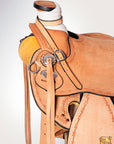 Western Horse Wade Saddle American Leather Ranch Roping Tan