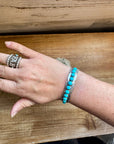 Cuff Bracelet - Kingman Turquoise & Sterling Silver option III