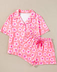 Floral Top and Shorts Pajama Set