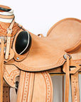 Western Horse Wade Saddle American Leather Ranch Roping Tan