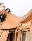 Western Horse Wade Saddle American Leather Ranch Roping Tan