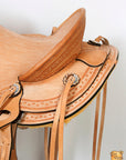 Western Horse Wade Saddle American Leather Ranch Roping Tan