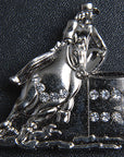 1 Pc Screw Back Concho 1.5 In Barrel Racer Nickle Plated Saddle Hilason