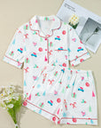 Christmas Short Sleeve Shirt and Shorts Pajama Set
