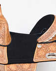 Child Treeless Horse Saddle Western American Leather Barrel Hilason