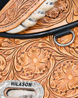 Child Treeless Horse Saddle Western American Leather Barrel Hilason
