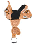 Child Treeless Horse Saddle Western American Leather Barrel Hilason