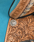 Hilason Western Horse Saddle Treeless Trail Barrel Leather