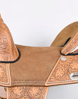 Hilason Western Horse Treeless Trail Barrel Saddle American Leather