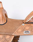 Hilason Western Horse Treeless Trail Barrel Saddle American Leather