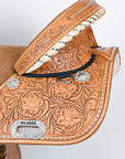 Hilason Western Horse Treeless Trail Barrel Saddle American Leather
