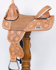Hilason Western Horse Treeless Trail Barrel Saddle American Leather