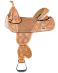 Hilason Western Horse Treeless Trail Barrel Saddle American Leather
