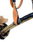 Hilason Western Horse Headstall American Leather Rawhide Bitless Rein