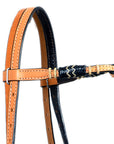 Hilason Western Horse Headstall American Leather Rawhide Bitless Rein
