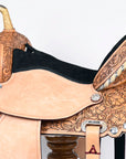 Flex Tree Western Horse Saddle American Leather Trail Barrel By Hilason