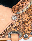 Flex Tree Western Horse Saddle American Leather Trail Barrel By Hilason