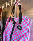 Checks Out (Pink/Turquoise) Luxury Tack Bag