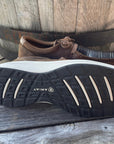 Ariat Men's Brown Crocodile Buckeye