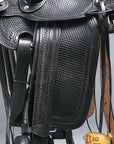 Western Horse Saddle American Leather Wade Ranch Roping Black Hilason