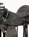Hilason Western Horse Wade Saddle American Leather Ranch Roping Antique Black