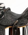 Hilason Western Horse Wade Saddle American Leather Ranch Roping Antique Black