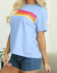 Stripe Short Sleeve Tee