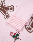 Christmas Ginger Bread Man Round Neck Sweater