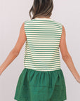 Dorothy Woven Ruffled Sleeveless Mini Dress