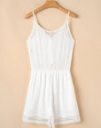Lexi Lace Spaghetti Strap V Neck Loose Fit Romper