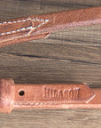 Hilason Hermann Oak Leather Chicago Screw One Ear Horse Headstall