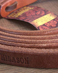 HILASON Hermann Oak Harness Leather Water Loop Tie Rein Brown 8Ft.