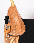Hilason Western Horse Treeless Trail Barrel Saddle American Leather
