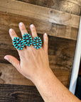 Ring - pick gour size turquoise ring and sterling silver
