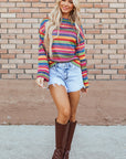 Luella Jacquard Geo Long Sleeve Top