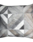 Hilason Pl503-F Cowhide Leather Hair-On Patchwork Cushion Pillow Cover