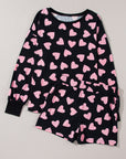 Valentine Heart Top and Shorts Set
