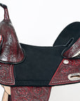 Hilason Western Horse Treeless Trail Barrel Saddle American Leather