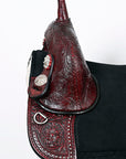 Hilason Western Horse Treeless Trail Barrel Saddle American Leather