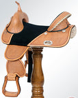 Hilason Western Horse Treeless Trail Barrel Saddle American Leather