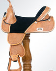 Hilason Western Horse Treeless Trail Barrel Saddle American Leather