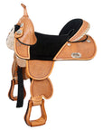 Hilason Western Horse Treeless Trail Barrel Saddle American Leather