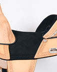Hilason Western Horse Treeless Trail Saddle Genuine American Leather