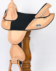 Hilason Western Horse Treeless Trail Saddle Genuine American Leather