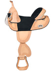Hilason Western Horse Treeless Trail Saddle Genuine American Leather