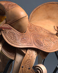 Hilason Classic Series Hand-Made Rodeo Bronc American Leather Saddle