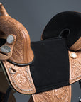 Hilason Western Horse Treeless Trail Barrel Saddle American Leather