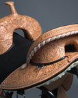 Hilason Western Horse Treeless Trail Barrel Saddle American Leather