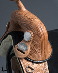 Hilason Western Horse Treeless Trail Barrel Saddle American Leather