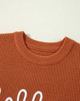 Hello Pumpkin Crewneck Sweater